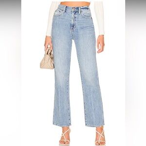 Like new! Pistola Cassie Super High Rise Straight Leg in April Showers